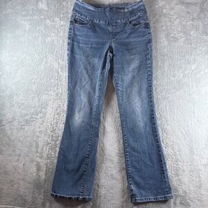 2000s Y2K Jag Jeans Womens 10S Blue‎ High Rise Bootcut Pull On Denim Jeans Wash
